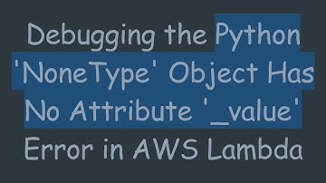 Debugging the Python 