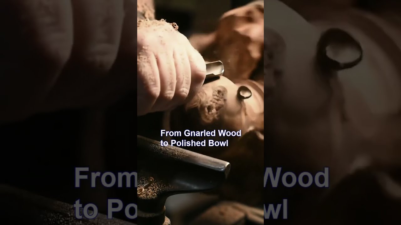 From Gnarled Wood To Polished Bowl