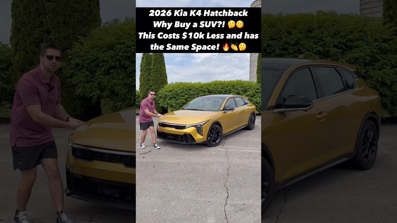 Why Buy and SUV When You Can Get the Cheaper and Practical 2026 Kia K4 Hatch??