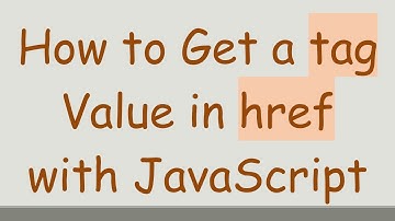 How to Get a tag Value in href with JavaScript