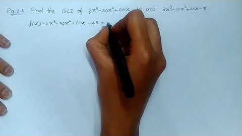 GCD and LCM of polynomials