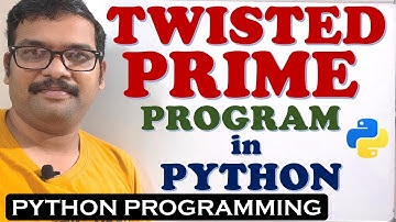 TWISTED PRIME NUMBER PROGRAM IN PYTHON PROGRAMMING || EMIRP NUMBER PROGRAM IN PYTHON PROGRAMMING