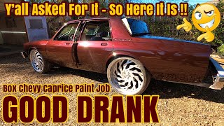 How To Do A Pearl Paint Job On A Car At Home  Box Chevy Caprice LS Brougham SPRAYING PAINT TUTORIAL