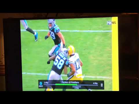 Blindside Block By Panthers Thomas Davis Was Helmet To Helmet As Shown Here