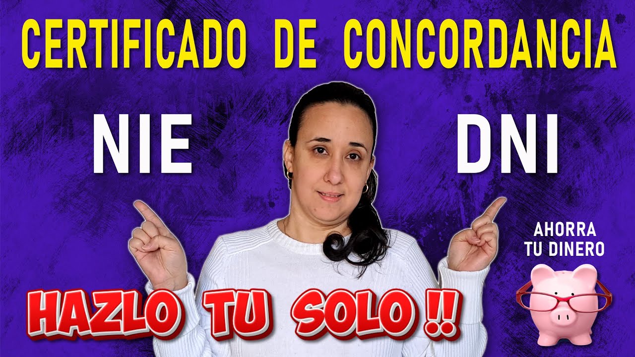 ☕️ Certificado de CONCORDANCIA 🇪🇸 Como obtenerlo