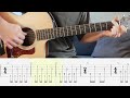Runny Eggs Acoustic Zach Bryan Guitar Tutorial TABS On Screen mp3