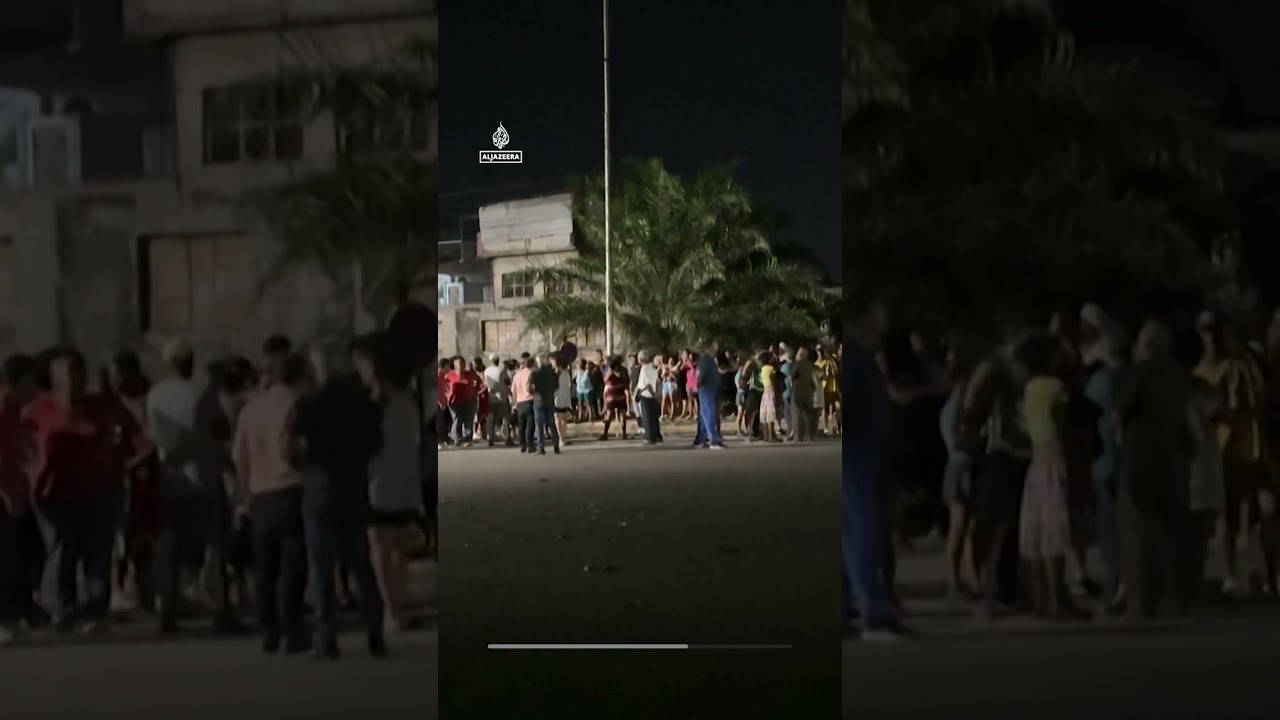 يحتج الكوبيون على الحصار الأمريكي
