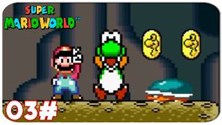 Super Mario World (100% Walkthrough) World 3 - Vanilla Dome (All Secret Exits)