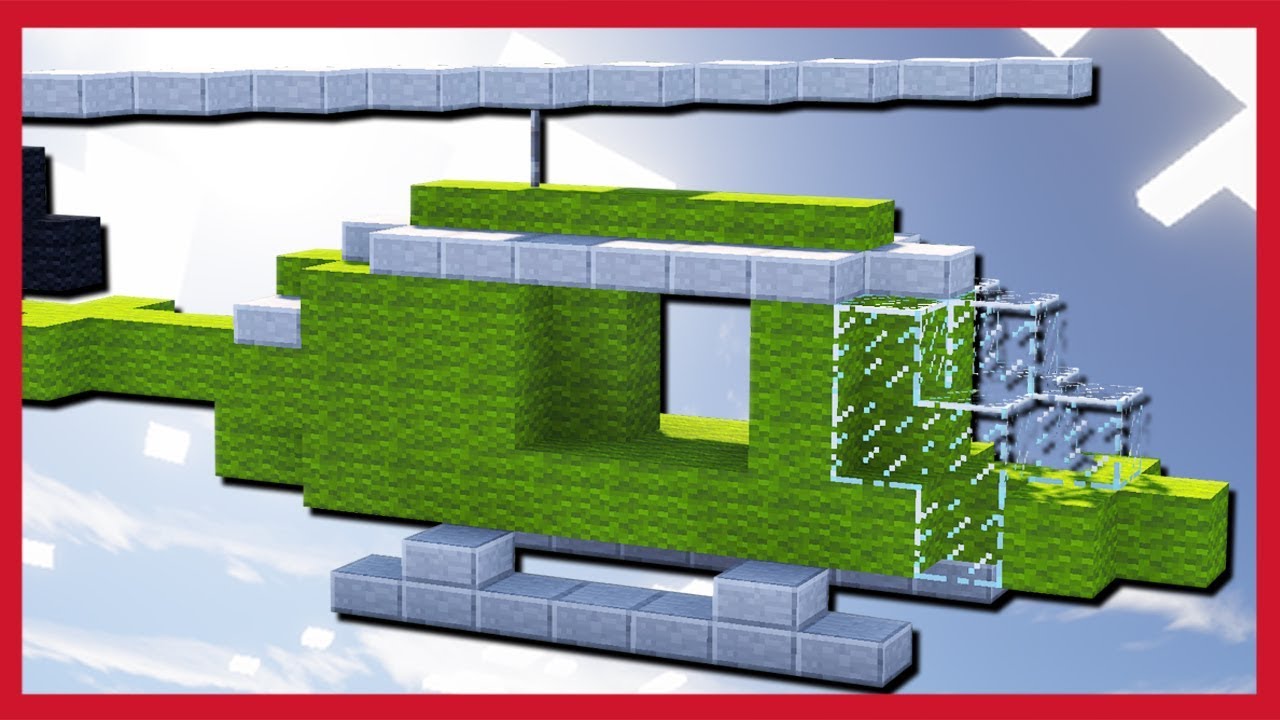 Minecraft: Come Fare Un Elicottero - YouTube