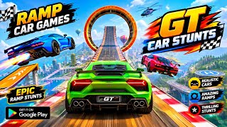 EPIC RAMP CAR STUNTS 🚗💨 Mega Jumps, Loopings & Insane GT Racing! 🔥 #shorts #game #carracers #short  screenshot 4