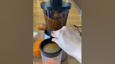 Ép Cà Rốt bằng máy ép chậm Olivo Sj 210