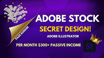 Page Curl Effect in Adobe Illustrator for Adobe Stock | Passive Income Tutorial