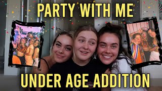 Party with an underage teen...