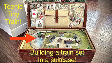 Building an entire a train set in a suitcase! Today