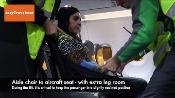 easyTravelseat - Special Assistance video for boarding & disembarking aircraft as a WCHC passenger