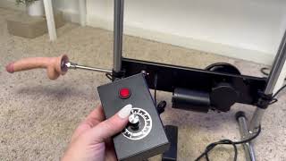 Sex Toy Review - Y-NOT Electric Dual Penetration Sex Machine with Realistic Dildo, Adjustable Speeds