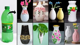 Plastic bottle flower vase making - Cement pottery making || प्लास्टिक की बोतल फूल फूलदान बना रही है