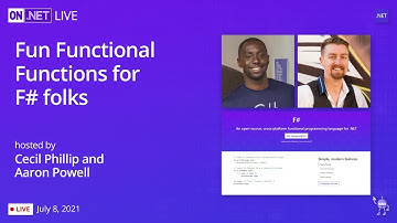 On .NET Live -  Fun Functional Functions for F# folks