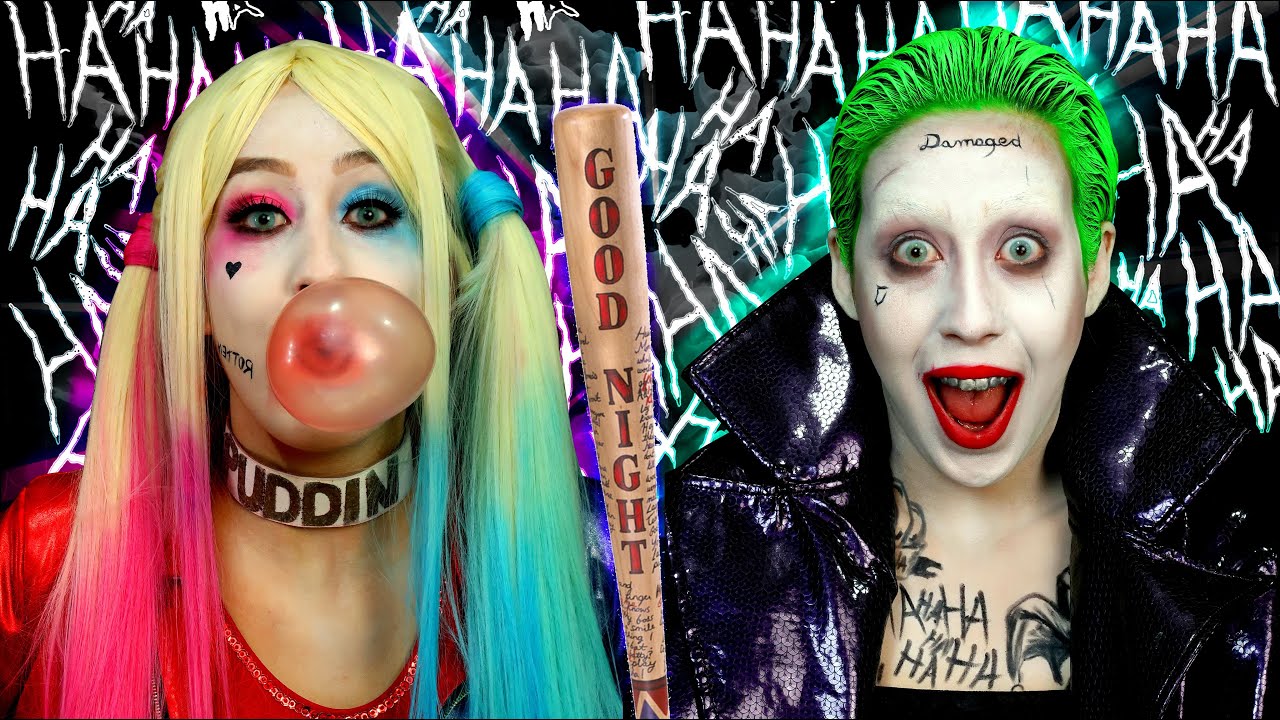 ME TRANSFORMEI NA ARLEQUINA E NO CORINGA!! | BASTIDORES #VILÕESCHALLENGE