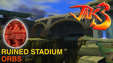 All Orbs in the Ruined Stadium - Jak 3 Orb Guide
