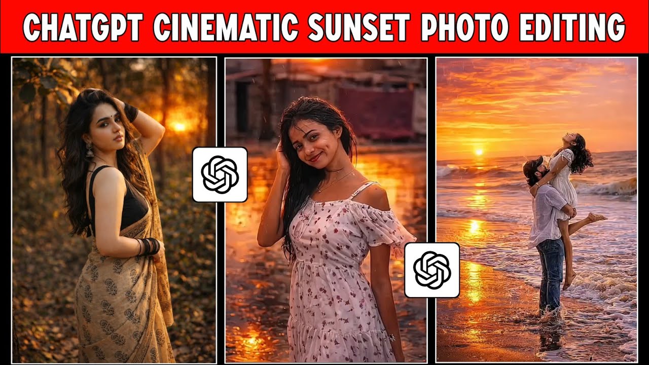 Chatgpt Cinematic Sunset Photo Editing | Cinematic Sunset Ai Photo Editing | Chatgpt Photo Editing |