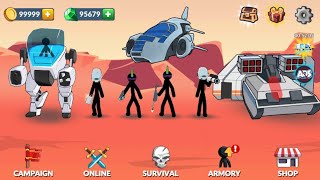 Age Of Stickman : Battle Of Empire - Gameplay Part 14 Level 57 - 60 (Android, iOS) #stickmangames screenshot 4