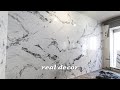 Как сделать венецианскую штукатурку под мрамор!  Bianco Carrara(2020)