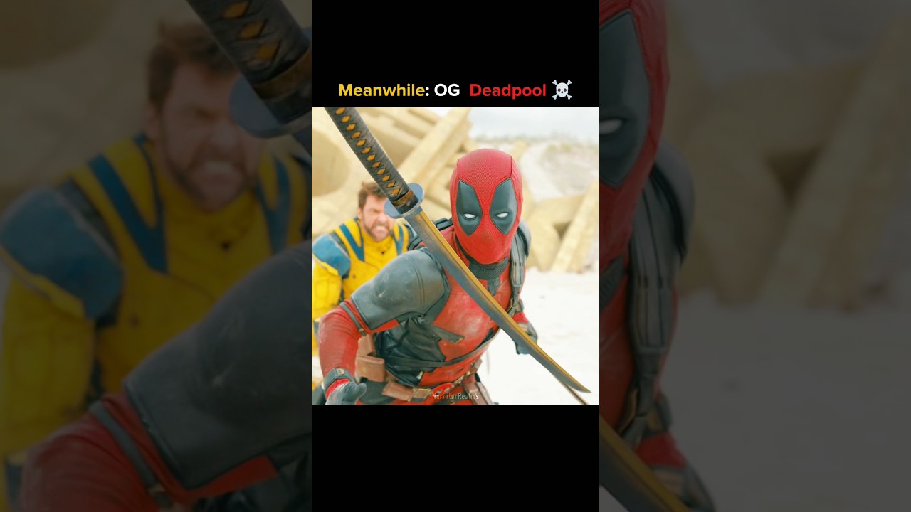 Meanwhile: OG Deadpool Vs Other Superheroes Reflections ☠️ 