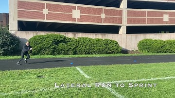 Lateral Run to Sprint l Speed Training Exercise Base