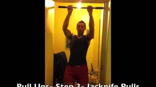 Pull Ups- Step 3- Jackknife Pulls
