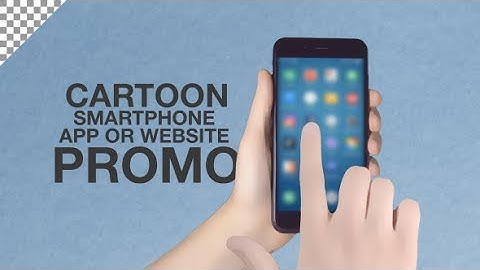 Cartoon Smartphone App Promo ToolKit (After Effects template)