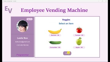 Simple Vending Machine App
