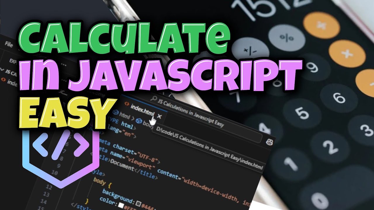 🧮Calculate in JavaScript EASY! #js #javascript - YouTube