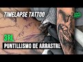 Puntillismo de arrastre lobo y nativa americana tatuaje  dot shading tattoo  whip shading yo3rl