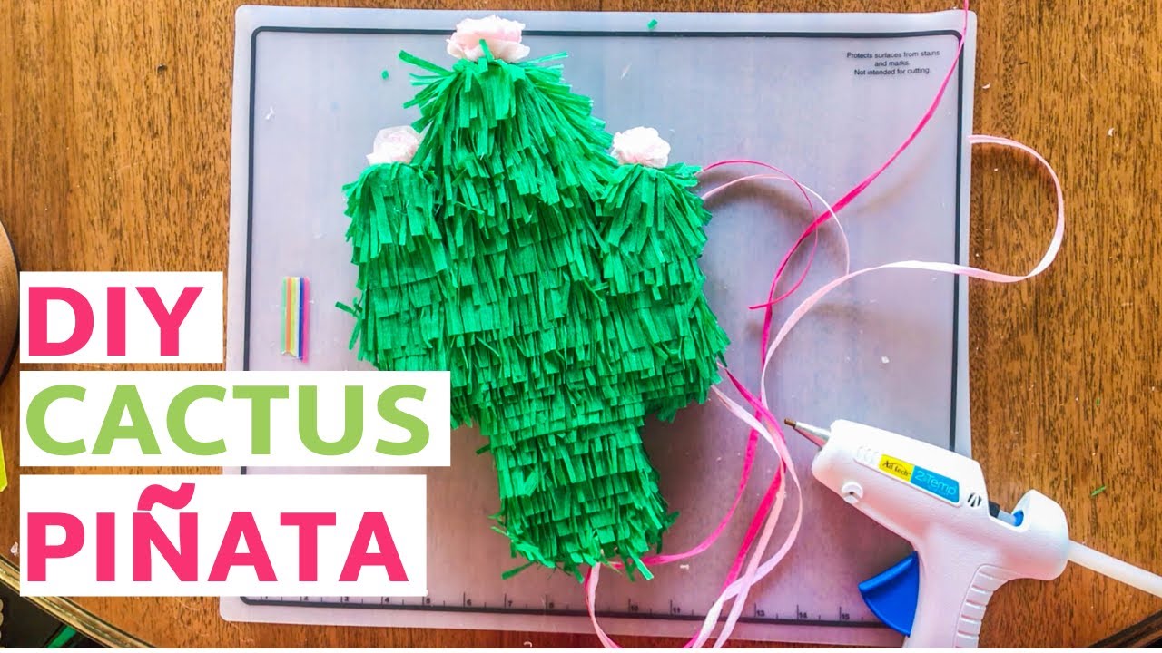 Make This Cactus Piñata From A Cereal Box YouTube