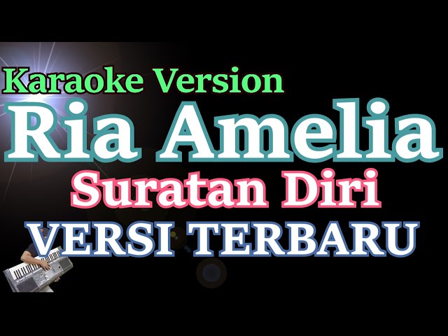 Suratan Diri - Ria Amelia (Karaoke Lirik) | Karaoke Dangdut Remix class=