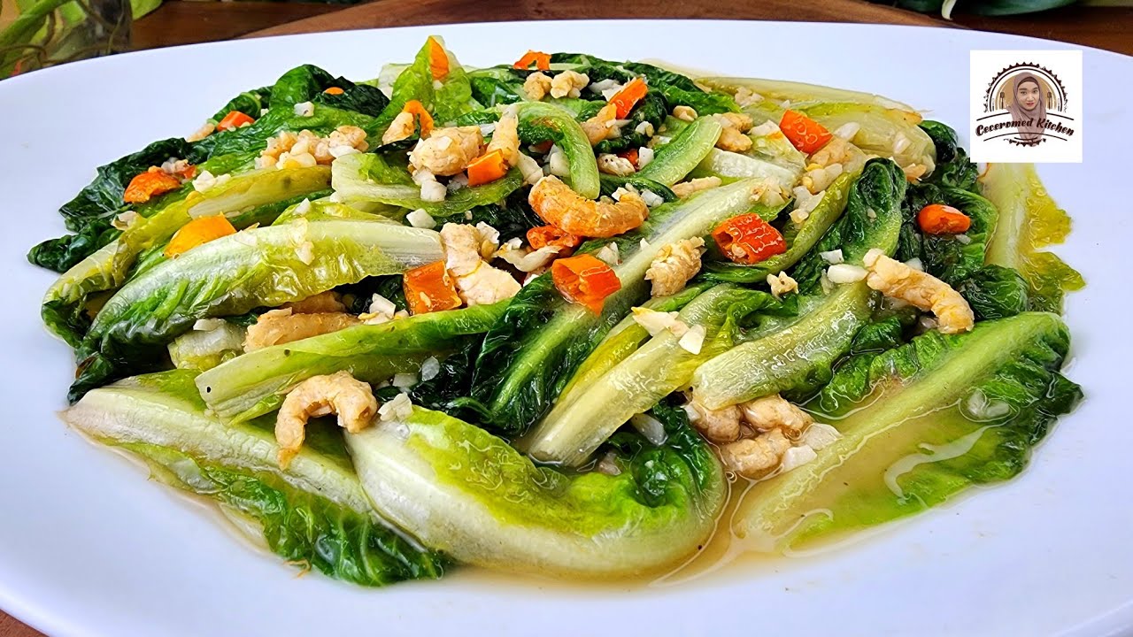 PERNAH MAKAN INI DI RESTO, TERNYATA BIKINNYA GAMPANG. TUMIS SELADA ...