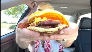 🥞 Have you ever tasted a Pancake Breakfast Sandwich 🥪