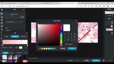 How make a banner on PC. (Pixlr X)