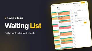 Waiting List in Altegio – Turn Fully Booked Into Booked Appointments