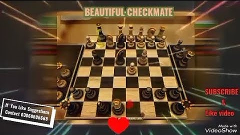 BEAUTIFUL CHECKMATE | beautiful checkmate trap |  the most beautiful checkmate ever | chess game!