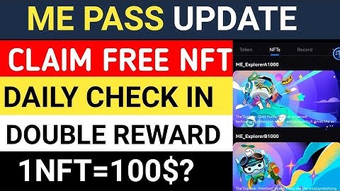 ME PASS NFT SELL KESY KREIN|ME PASS NEW UPDATE|ME PASS DAILY CHECK IN|NFT PRICE