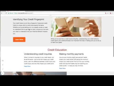 How to Freeze Your Credit at Equifax - YouTube