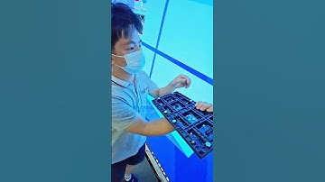 Is it easy to install a module like an LED screen？ #leddisplay #eagerled #ledvideowall #shorts