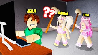 Boys vs. Girls Challenge in ROBLOX Flee The Facility!