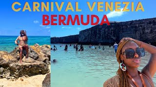 FIRST TIME IN BERMUDA | Carnival Venezia Day 3 | 80’s Party + Cigars | Melanin at Sea 1.5