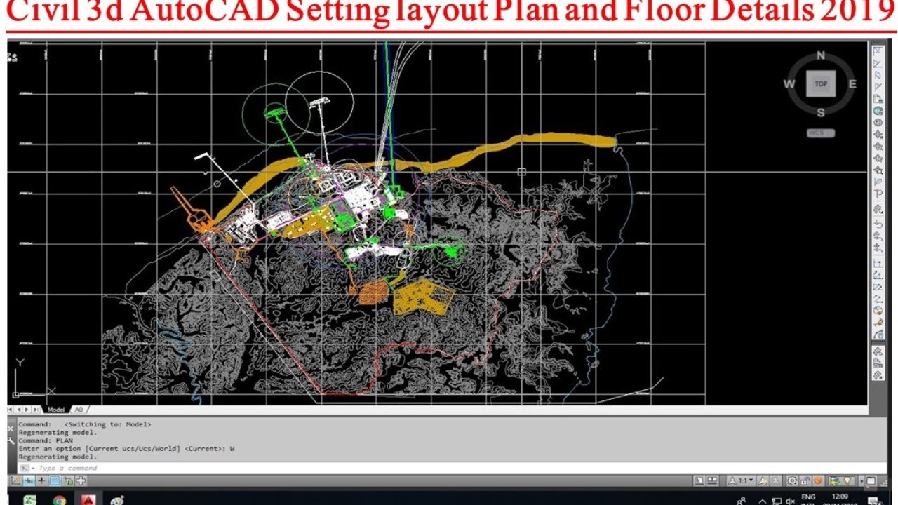 Civil 3d Autocad Setting layout Plan and Flooring Details 2019 - YouTube