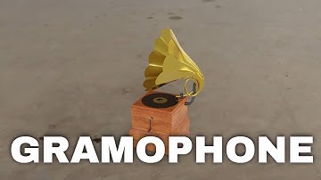 Blender 2.8 - GRAMOPHONE | MODELLING | TEXTURING IN SUBSTANCE