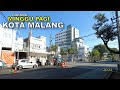 Minggu Pagi di Kota MALANG - Sulfat Sawojajar Rampal Stasiun Malang