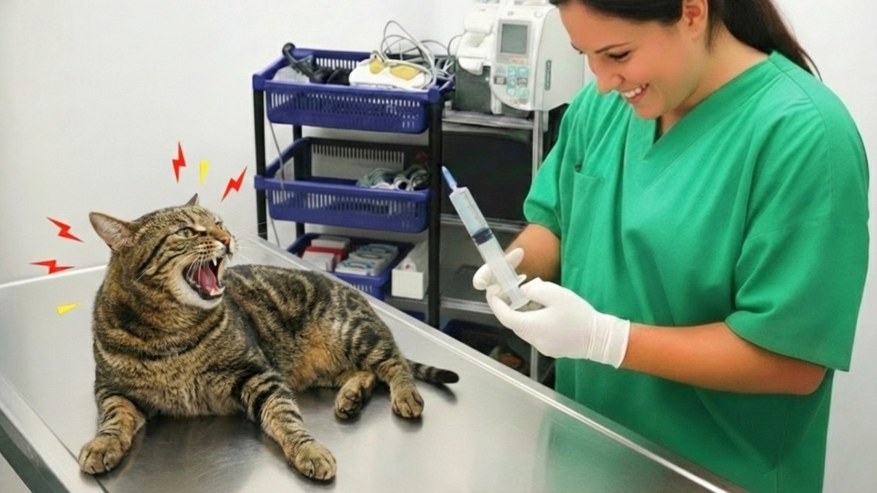 Когда смелые коты внезапно понимают, что они у ветеринара 😂 Смешные видео с котами 2026